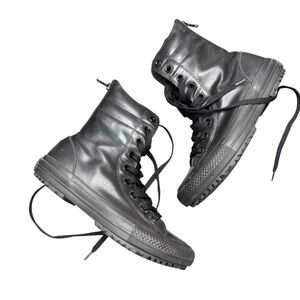 Converse Black Rubber Boot high top